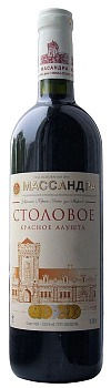 Вино красное сухое  Массандра Алушта столовое  750 мл
