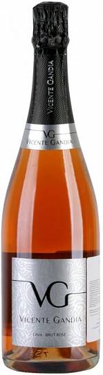 Игристое вино Vicente Gandia  Cava Brut Rose Cava DO   750 мл