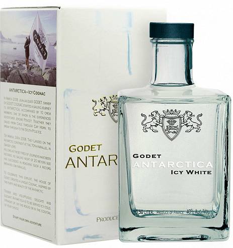 Коньяк Godet Antarctica Icy White  gift box   500 мл