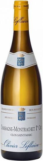 Вино Chassagne-Montrachet 1er Cru AOC  Clos Saint Marc   2020 750 мл