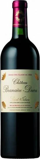 Вино Chateau Branaire-Ducru AOC Saint-Julien 4-eme Grand Cru Classe  2018 750 мл