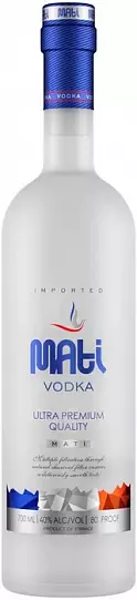 Водка   Mati  Premium  700 мл 40%