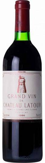 Вино Chateau Latour  Pauillac AOC 1-er Grand Cru Classe  2011  750 мл