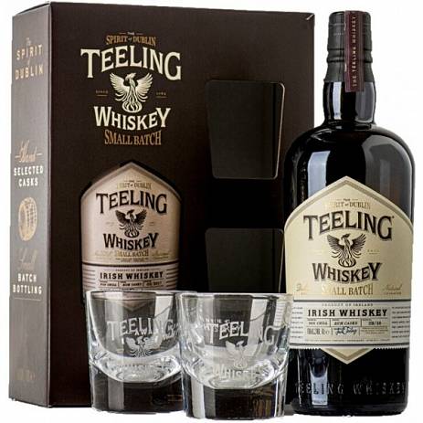 Виски Teeling  Irish Whiskey  gift set with 2 glasses  700 мл