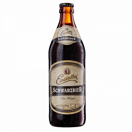 Пиво "Einsiedler"  Schwarzbier    "Айнзидлер"  Шварц