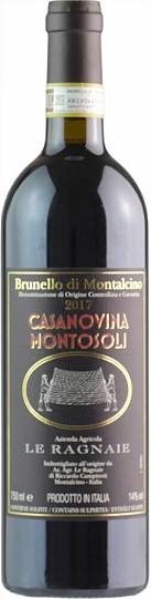 Вино Le Ragnaie Casanovina Montosoli Brunello di Montalcino DOCG 2017 750 мл 14%