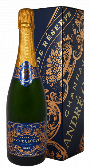 Шампанское Andre Clouet Grande Reserve gift box Андрэ Клуэ Гран Р
