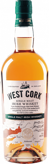 Виски  West Cork Single Malt Irish Whiskey  700 мл 