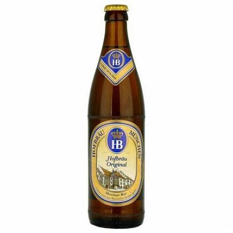 Пиво Hofbrau Original Хофброй Оригинальное стекло 500 мл