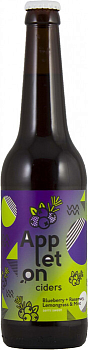 Пивной напиток с яблочным соком  Appleton  Blueberry Rosemary Lemongrass & Mint  Эпплтон   черника, розмарин, лемонграсс и мята   500 мл