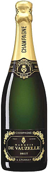 Шампанское Marquis de Vauzelle Brut Champagne AOC 2020 750 мл