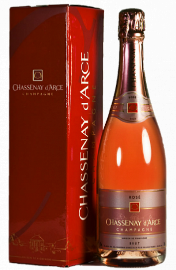 Шампанское Chassenay d'Arc Rose Brut gift in box 750 мл