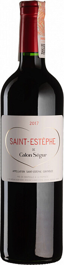 Вино Saint-Estephe de Calon Segur  Saint-Estephe AOC  Сент-Эстеф де Кал
