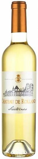 Вино Chateau de Rolland Sauternes AOC sweet  2014 375 мл