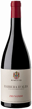 Вино Rivetto  Barbera d’Alba D.O.C. Zio Nando  Риветто, Барбера д’Альба  Дзио Нандо 2017 750 мл