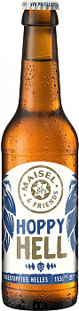 Пиво Maisel & Friends Hoppy Hell Майзель & Френдс Хоппи Хель 330 мл