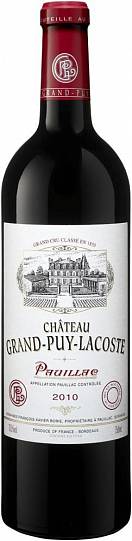 Вино Chateau Grand-Puy-Lacoste  Pauillac AOC    2018  750 мл