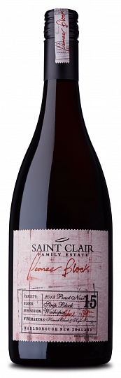 Вино Saint Clair Pioneer Block 15 Strip Block Pinot Noir  Пайаниа Блок 15 