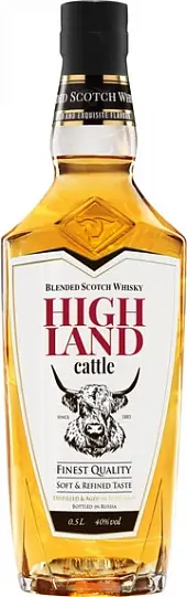 Виски  Highland Cattle  Blended   500 мл  40%