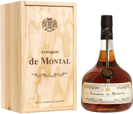 Арманьяк Armagnac de Montal Bas Armagnac wooden box 1988 700 мл 40%