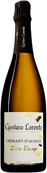 Игристое вино Gustave Lorentz, Cremant d'Alsace AOC Zero Dosage   750 мл 12,5%