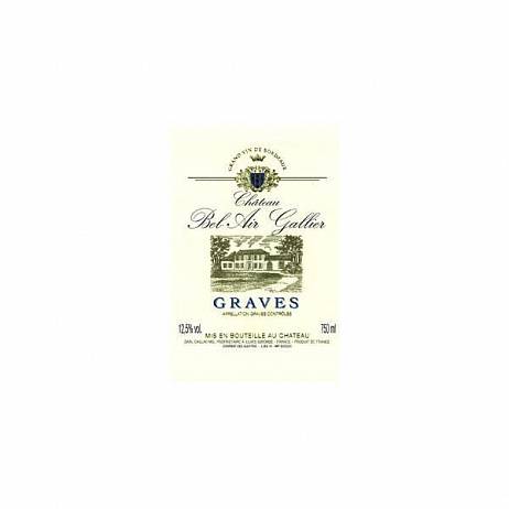 Вино Chateau Bel Air Gallier Graves  2014 750 мл