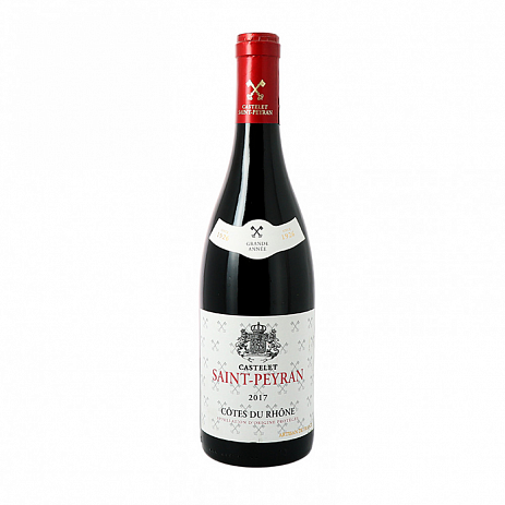Вино Cotes du Rhone AOP Castelet Saint-Peyran red dry   2017  750 мл