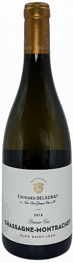 Вино Edouard Delaunay Chassagne-Montrachet 1-er Clos Saint Jean white dry   2018 750 