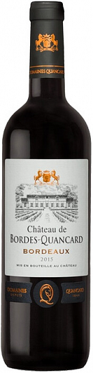 Вино Chateau de Bordes-Quancard Bordeaux AOC   2015 750 мл