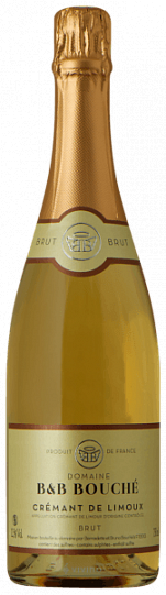 Игристое вино  DOMAINE B&B BOUCHE CREMANT DE LIMOUX BRUT Rose  750 мл