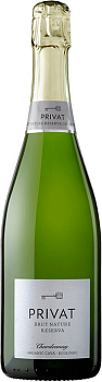 Игристое вино Privat Brut Nature Reserva Chardonnay Cava DO  2019 750 мл