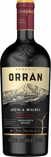 Вино   Orran  Areni & Malbec Dry  Орран Арени & Мальбек  красно