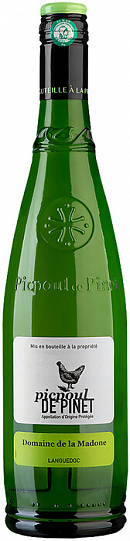 Вино Domaine de la Madone Picpoul de Pinet AOP  750 мл 12,5%