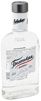 Водка Беленькая Люкс фляжка 250 мл