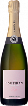 Шампанское Soutiran Rose Grand Cru Brut 750 мл