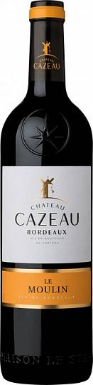 Вино Chateau Cazeau Le Moulin Bordeaux AOC  750 мл 