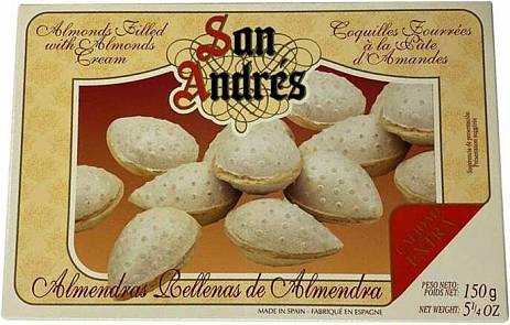 Конфеты  San Andres   Almonds Filled with Almonds Cream  Сан Андрес  Ва