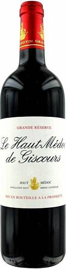 Вино Le Haut-Medoc de Giscours Лe О-Медок де Жискур 2012 1500 мл