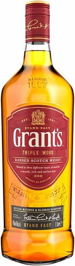 Виски Grant's Triple Wood 3 Years Old 1000 мл