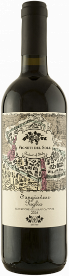 Вино Pasqua, "Vigneti del Sole"  Sangovese Puglia IGT, Паскуа "В
