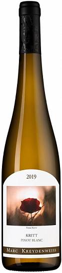 Вино  Marc Kreydenweiss  Kritt Pinot Blanc Alsace AOC  2019 750 мл