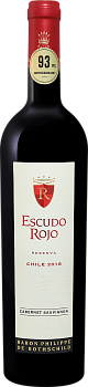Вино Escudo Rojo Cabernet Sauvignon Reserva Maipo Valley DO Baron Philippe de Rothschild   750 мл