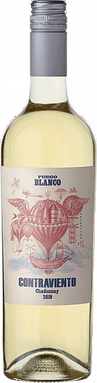 Вино Fuego Blanco Contraviento Chardonnay    750 мл