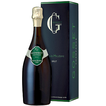 Шампанское Gosset Grand Millesime Brut gift box  2016 750 мл