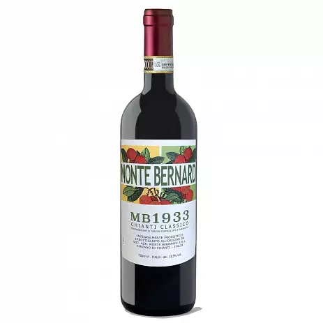 Вино Monte Bernardi MB 1933 Монте Бернарди  МБ 1933 2020 750 мл 12%