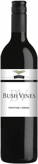 Вино Cloof Bush Vines Pinotage-Shiraz  2018 750 мл
