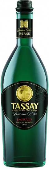 Вода TASSAY  Emerald газированная стекло 2023 750 мл 