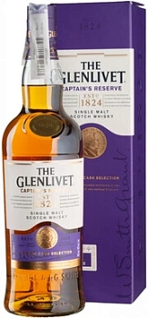 Виски The Glenlivet Captain's Reserve gift in box 700 мл