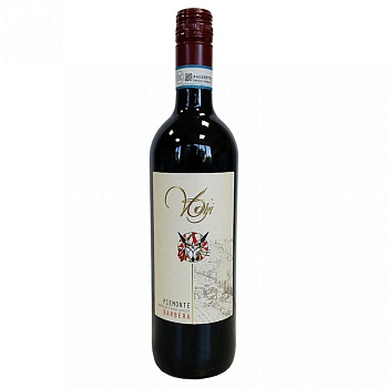 Вино Volpi  Barbera Piemonte DOC Вольпи  Барбера Пьемонт 2019 750 мл