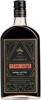Ликер  Schmidt  Grassmeister, Herbal Bitter  500 мл  40%
